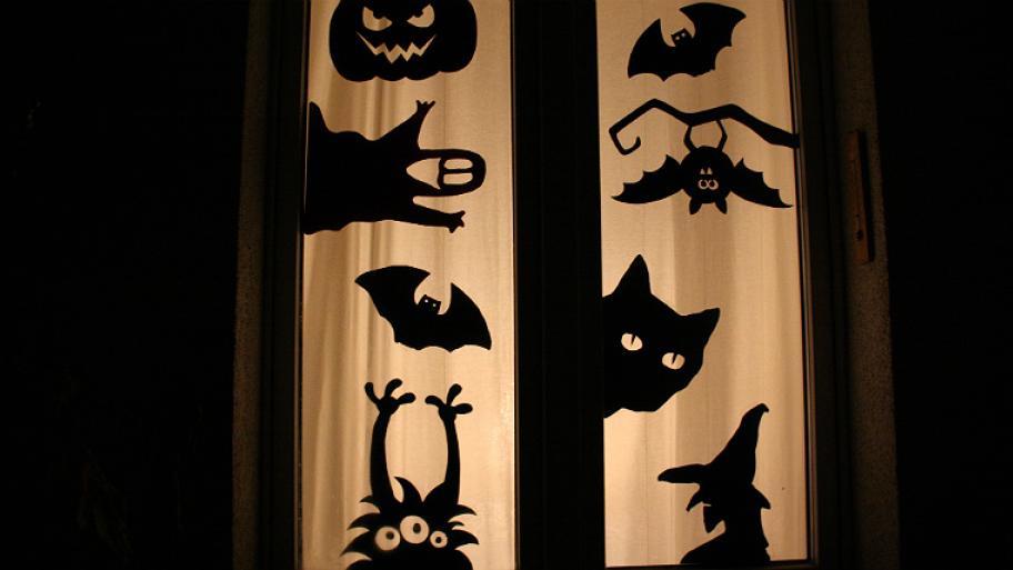 Halloween-Schattenfiguren