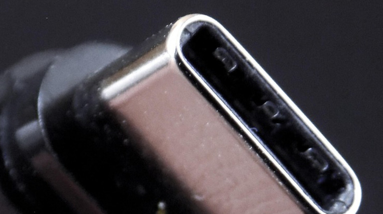 Nahansicht USB-C Anschluss