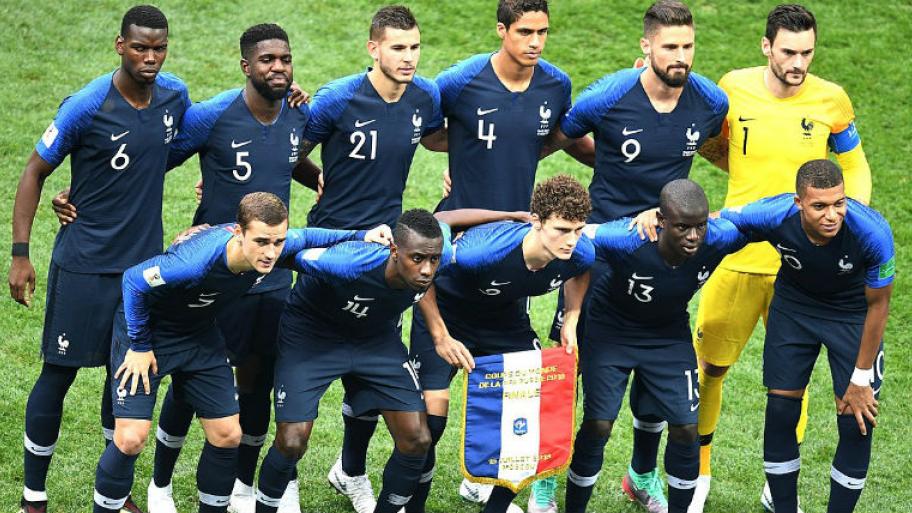 Die französische Nationalmannschaft.