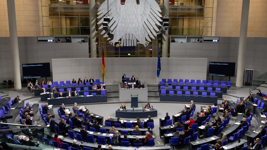 Der deutsche Bundestag.