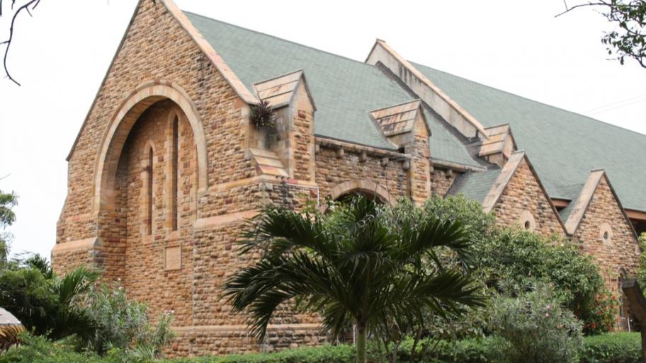 eine Kirche in Accra ist zu sehen