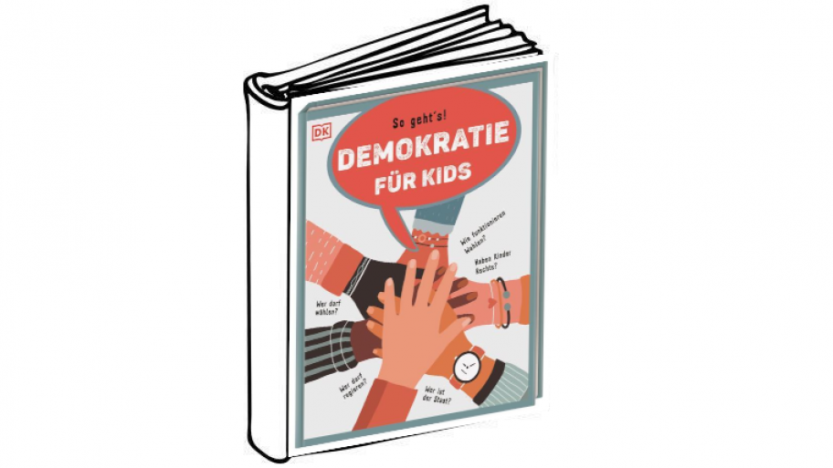 Buchcover mit Händen darauf, die Zusammenhalt darstellen