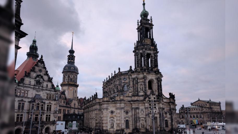 Das Residenzschloss in Dresden