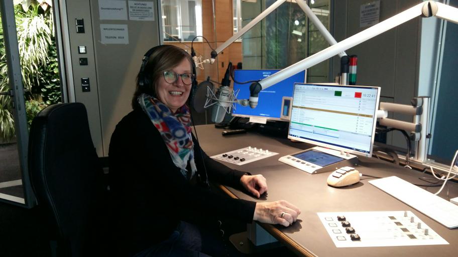 Die Radiomoderatorin Katrin Heise.