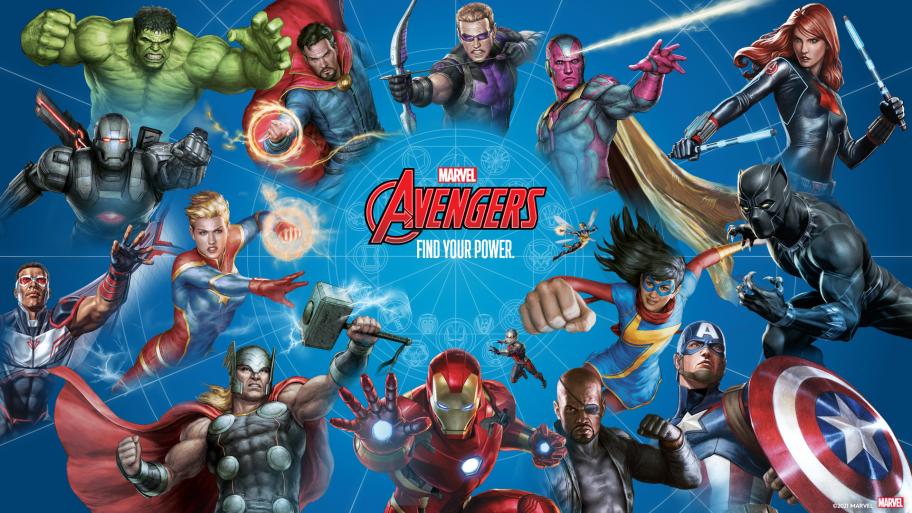 Avengers Find Your Power Banner