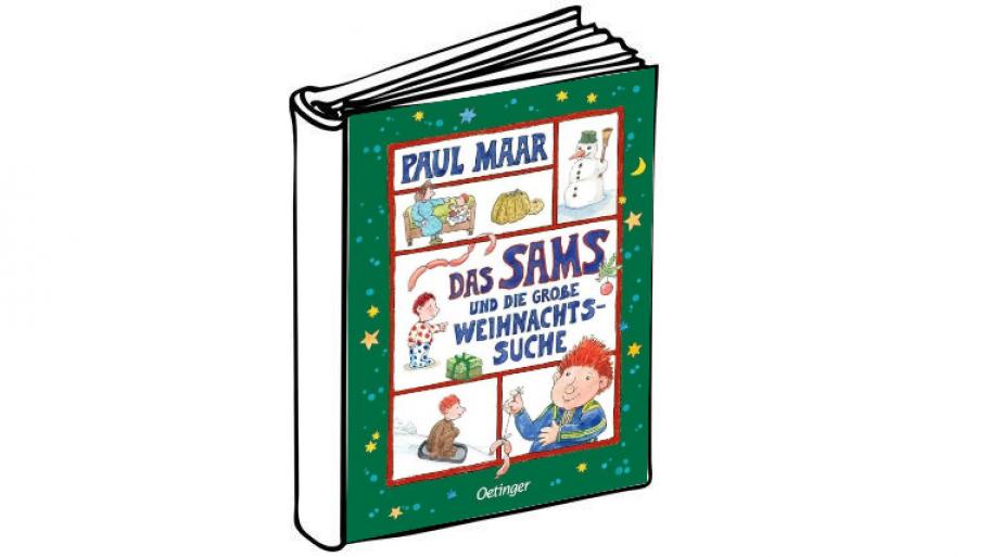 Buchcover von ,,Das Sams und die große Weihnachtssuche"