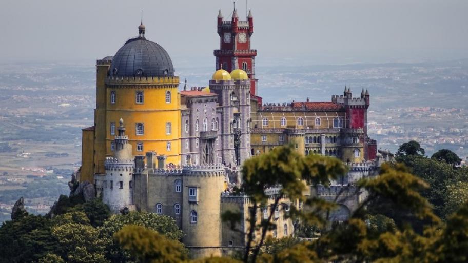 Buntes Schloss