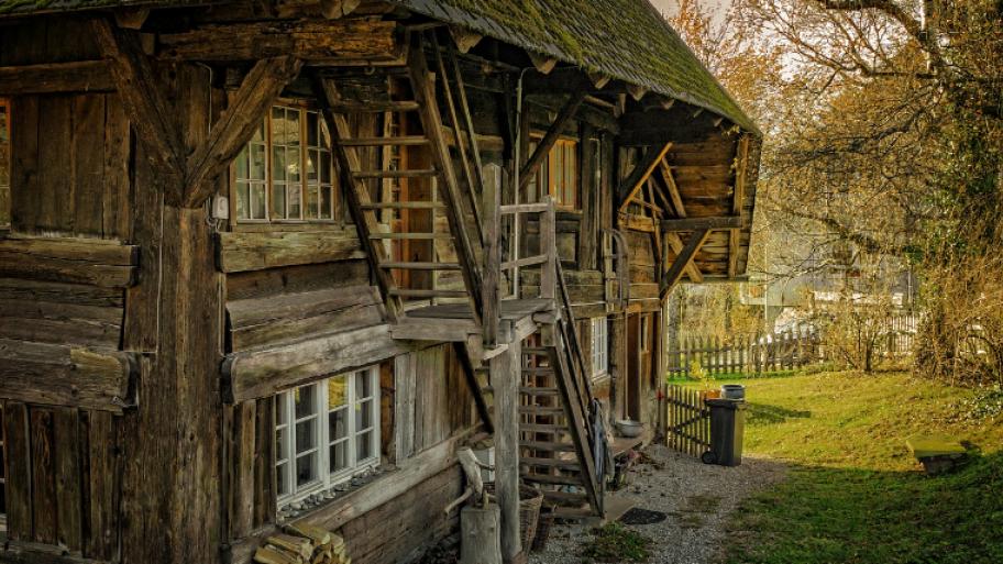 Bauernhaus aus Holz