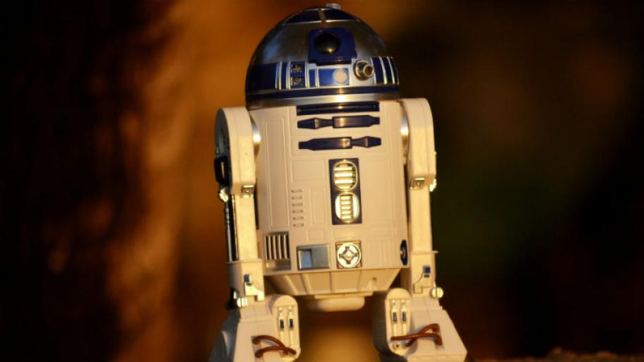 Ein kleiner Roboter.