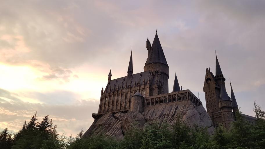 Hogwarts in der Dämmerung