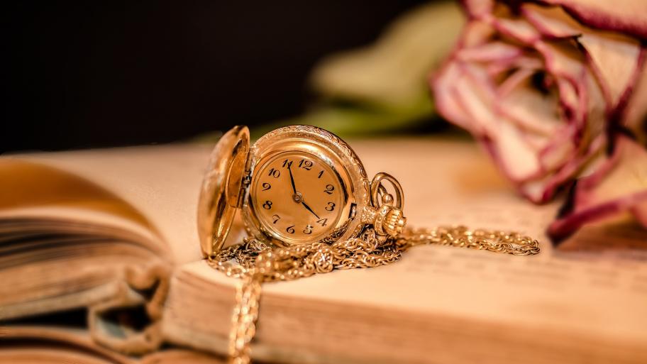 Goldene Taschenuhr 