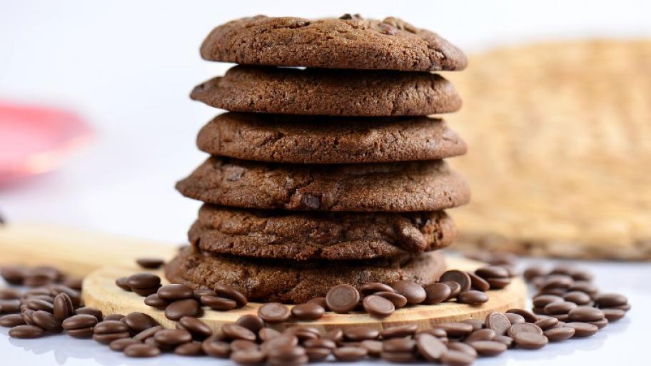 Schoko Cookies gestalpelt