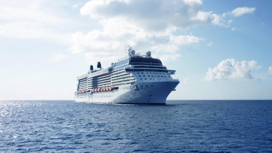 Ein Kreuzfahrtschiff