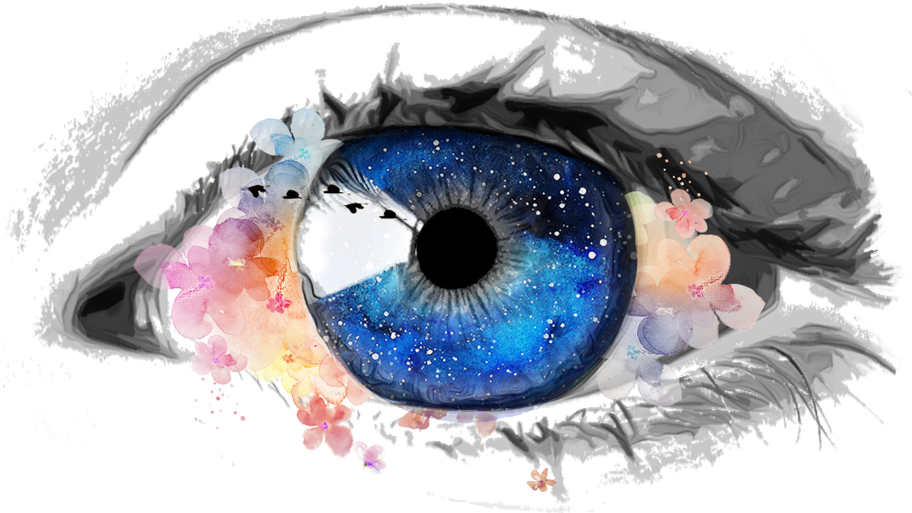 Gemaltes Auge 