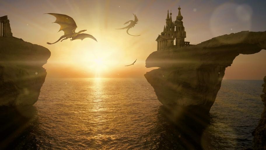 Drachen in der Luft