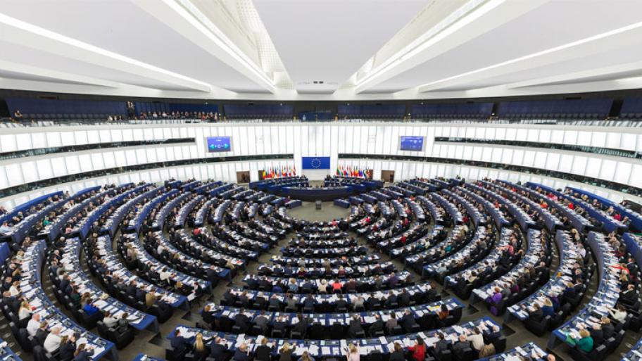 Das europäische Parlament in Straßburg 2014