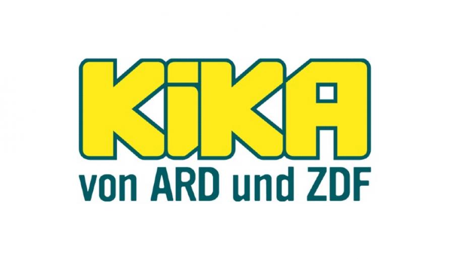 gelbes Logo von KiKA von ARD und ZDF