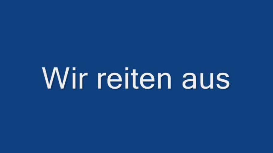 Wir reiten aus