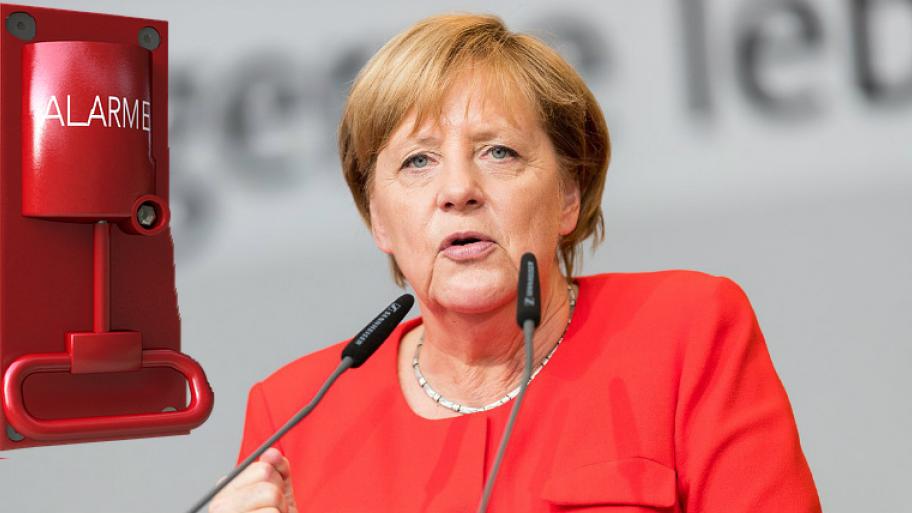 Angela Merkel und die Notbremse