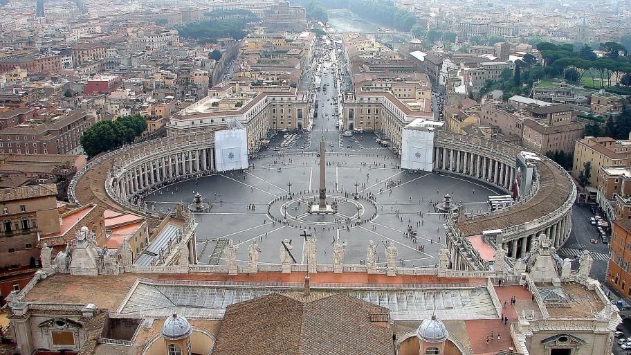 Der Vatikan mitten in Rom.