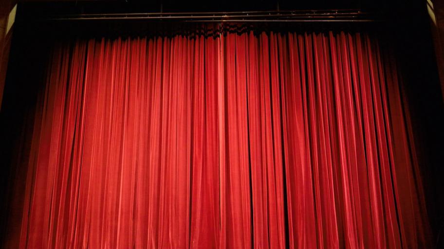 Theatervorhang.